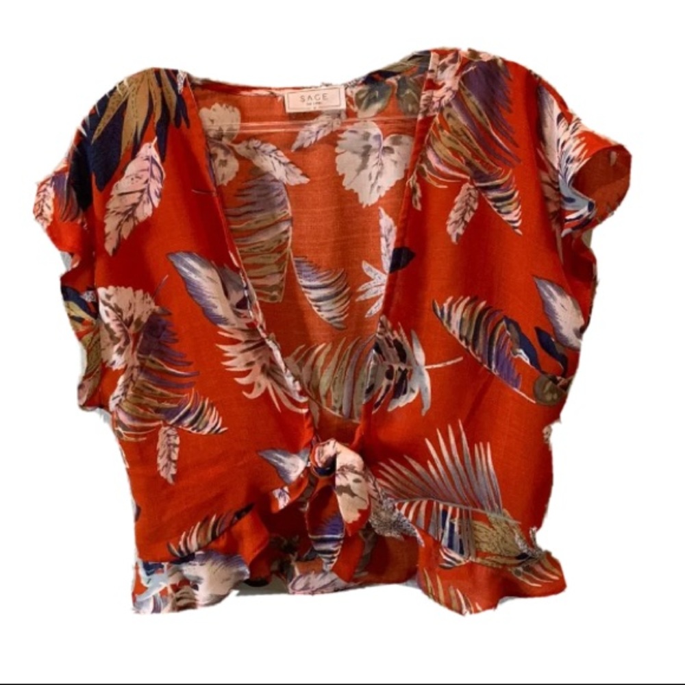 Sage the label Tropical Top